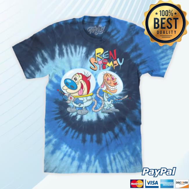 Ren & Stimpy Astronaut Tie Dye t-shirt, hoodie, tank top, sweater and long sleeve t-shirt