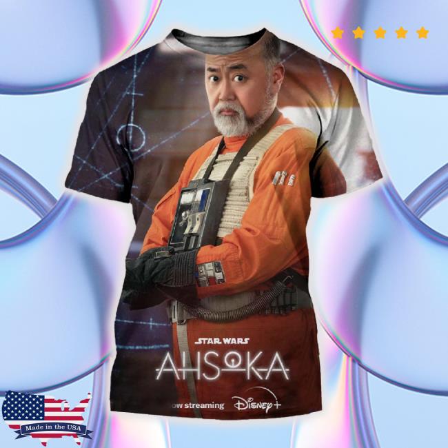 Star Wars Ahsoka Carson Teva Character Poster All Over Print Long Sleeve Tee