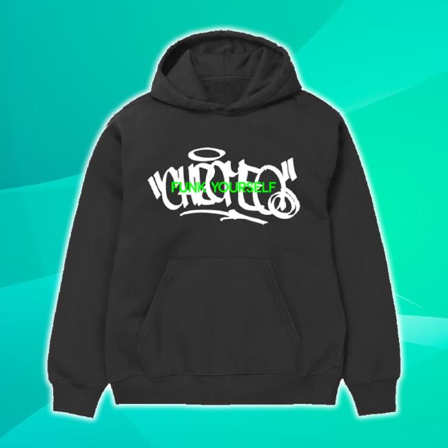 Original Chromeo Store Merch Funk Yourself Graf Unisex Sweatshirt (Beige) Chromeo Shop