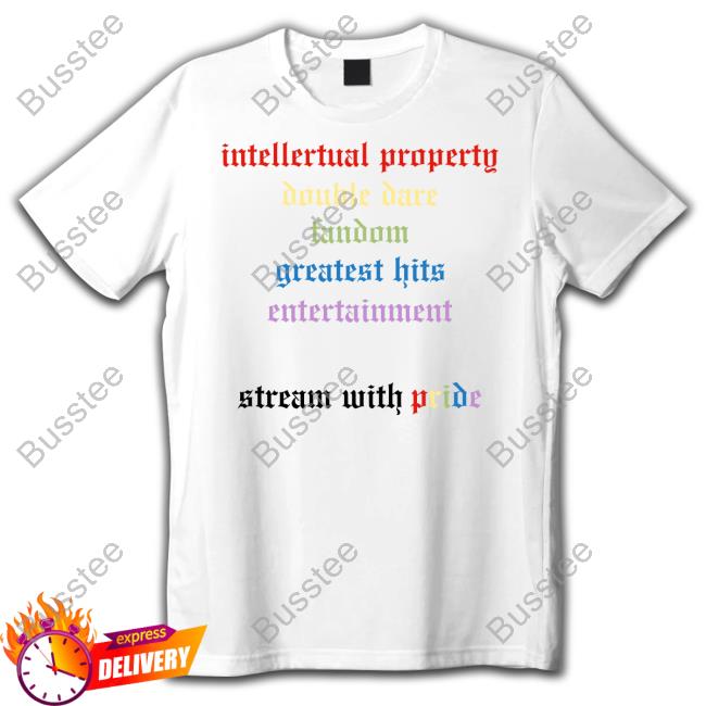 Waterpark Intellectual Property Double Dare Fandom Greatest Hits Entertainment Stream With Pride Hoodie Sweatshirt