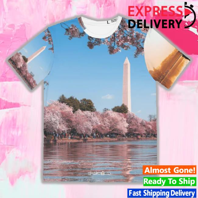 Washington Monument Men's Polyester Shirts (Aop)