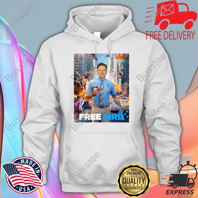 Elon Musk Free Bird I'm Leaving Twitter Tees