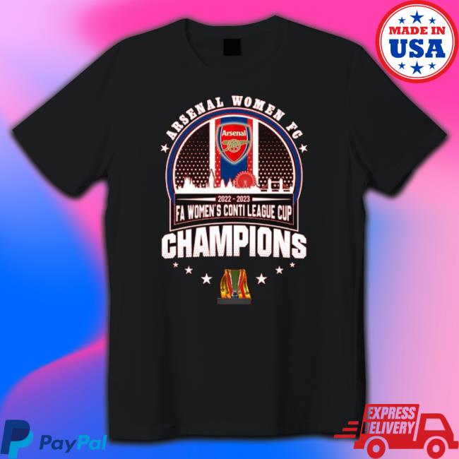Arsenal Women Fc 2022-2023 Fa Women’S Conti League Cup Champions Shirt