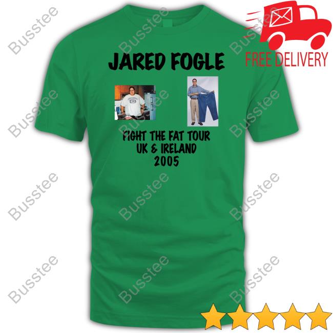 Custardloaf Jared Fogle Fight The Fat Tour Uk And Ireland 2005 Tee Shirt