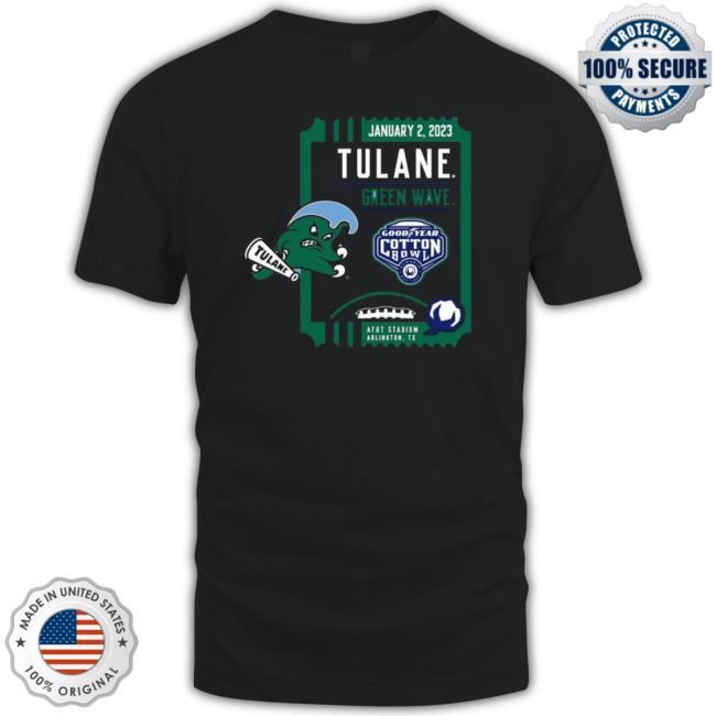 Tulane Green Wave 2023 Goodyear Cotton Bowl Arlington Shirt