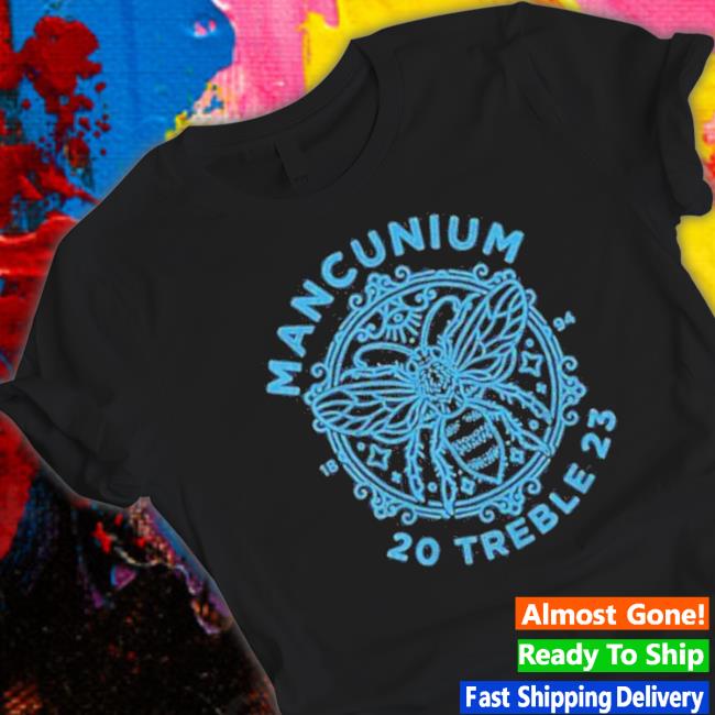 Official Manchester City Treble 2023 Mancunium Worker Bee shirt
