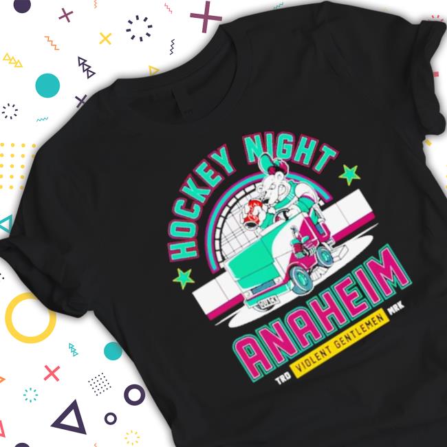 Violent Gentlemen Hockey Night Anaheim Flock Premium shirt