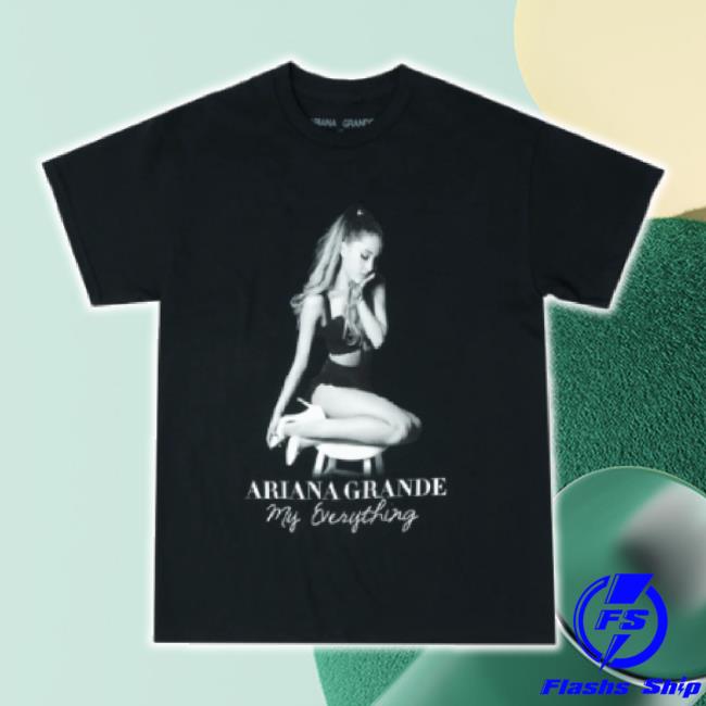 Original Ariana Grande Merch Store My Everything B&W Hoodie Sweatshirt Arianagrande Shop
