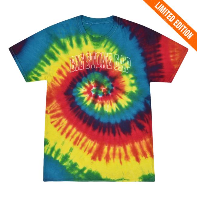 Official Hometown Apparel Clothing Merch Big Stone Gap Virginia Trendy Block Tie Dye New Shirt Reactive Rainbow