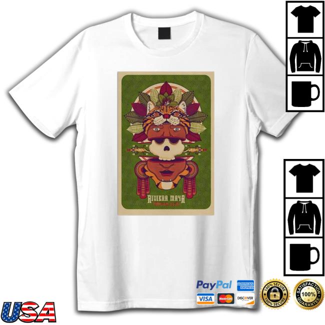 Phish Riviera Maya Feb 23-26 2023 Poster Tee Shirt