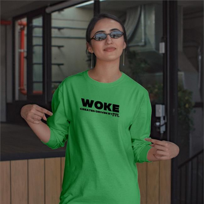 Woke Created Driven By Evil Shirts Boomer Core
