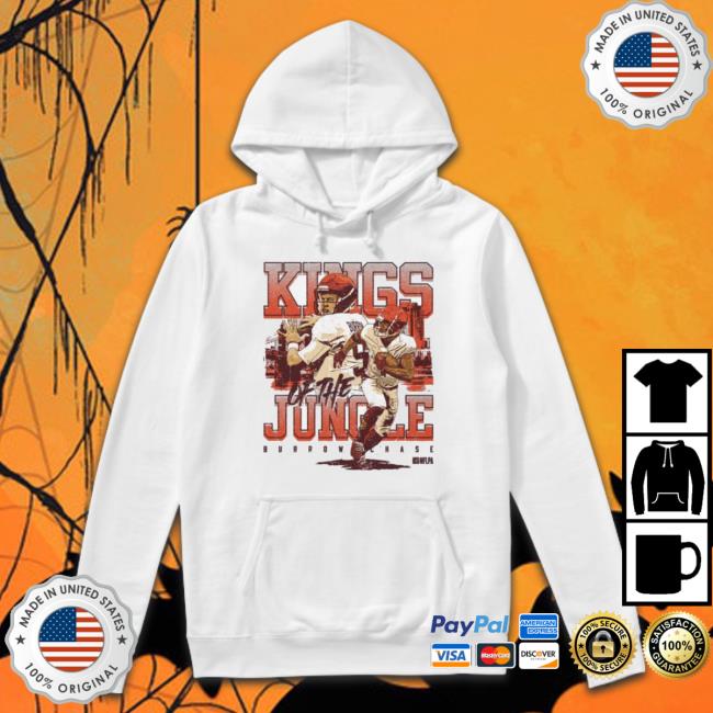Joe Burrow And Ja’Marr Chase Cincinnati Kings Of The Jungle Hoodie Joe Burrow And Ja’Marr Chase Cincinnati Kings Of The Jungle Sweatshirt