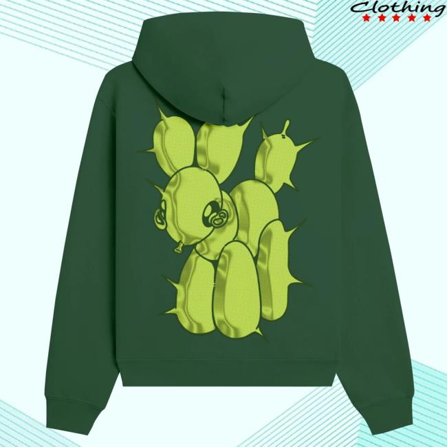 Official Flim Flam Merch Store FF Spikey Balloon Hood Dark Green FlimFlam Apparel Clothing Shop