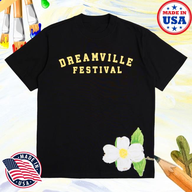 Official Dreamville Music Festival 2023 Merch DV Fest Sweatshirt Black Magnolia Dreamville Records