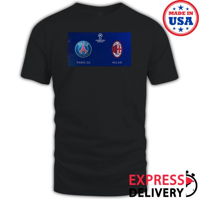 Trending Ac Milan Vs Psg Uefa Champions League Oct 26 2023 Shirts
