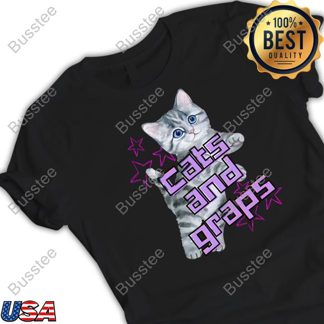 Wrassletrash Merch Cats And Graps Tee Shirt