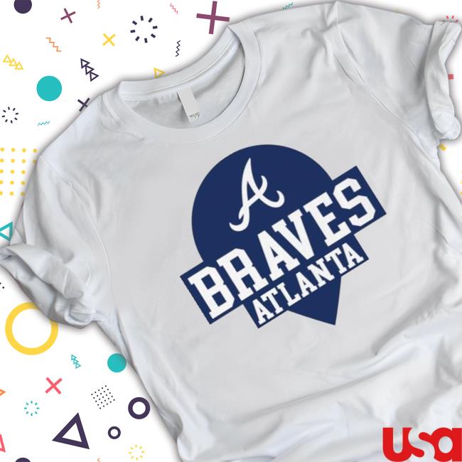 Atlanta Braves Soft As A Grape Women’S Plus Logo Shirt