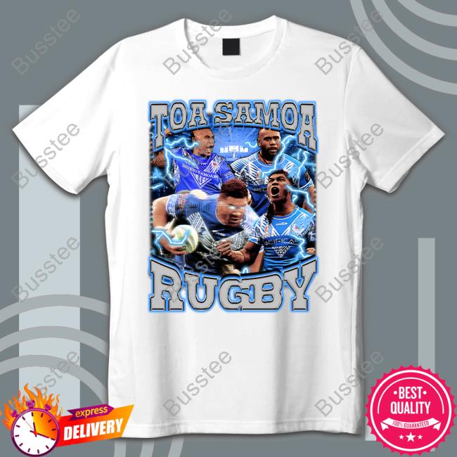 Fanessah Merch Toa Samoa Rugby T Shirt