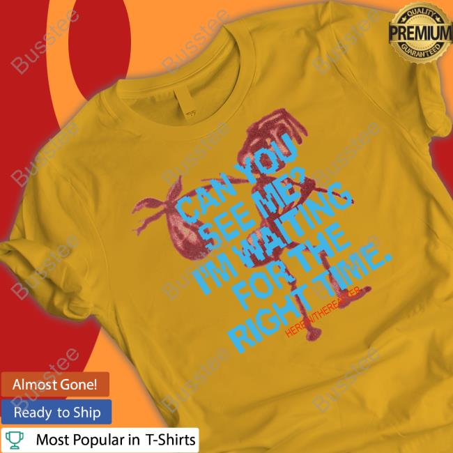 Can You See Me I'm Waiting For The Right Time Shirt, T Shirt, Hoodie, Sweater, Long Sleeve T-Shirt And Tank Top