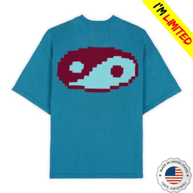 Official Weare Brain Dead Merch Store Anarchy Wink Short Sleeve Knit Hoodie Sweatshirt - Seafoam Wearebraindead Shop Official Weare Brain Dead Merch Store Anarchy Wink Short Sleeve Knit Unisex Sweatshirt - Seafoam Wearebraindead Shop