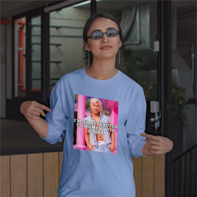 I'm So Attracted To Women With Boobs Tee Quotes That Go Hard Quotes That Go Hard I'm So Attracted To Women With Boobs New Shirts