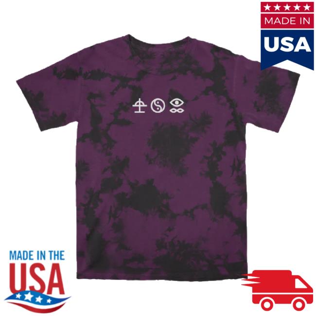 Trending Sumerian Records Merch Store Bad Omens - Like A Villain Purple Dye Tee Sumerianrecords Shop