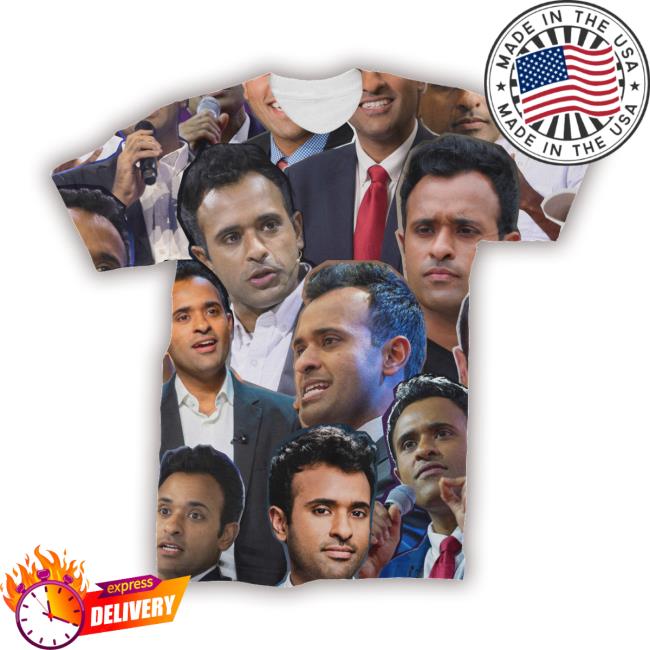 Vivek Ramaswamy Photo Collage Tee Shirts