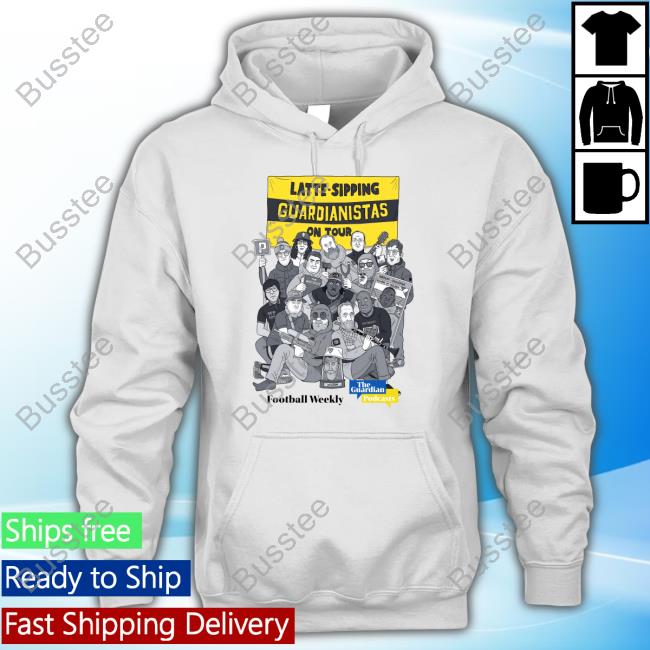 David Squires Latte-Sipping Guardianistas On Tour Football Weekly Shirt Guardianbook Store