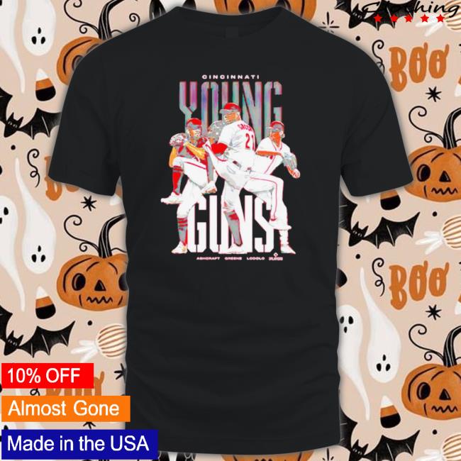 Official Young Guns Cincinnati Ashcraft Greene And Lodolo Shirt Official Young Guns Cincinnati Ashcraft Greene And Lodolo Shirt