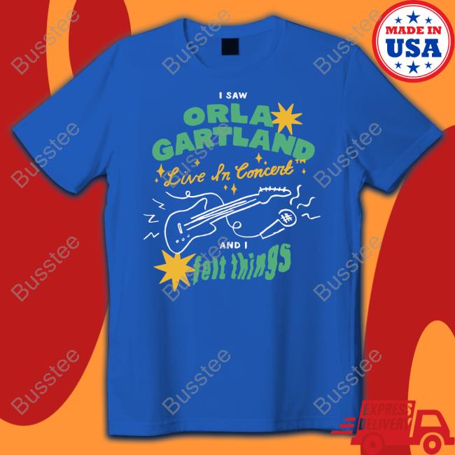 Orla Gartland Merch I Saw Orla Gartland Live In Concert And I Felt Things Long Sleeve Tee Shirt
