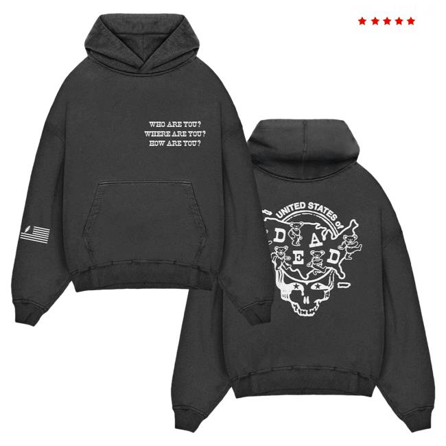 Official Grateful Dead Merch Store United States Of Dead Crewneck Sweatshirt GratefulDead Shop