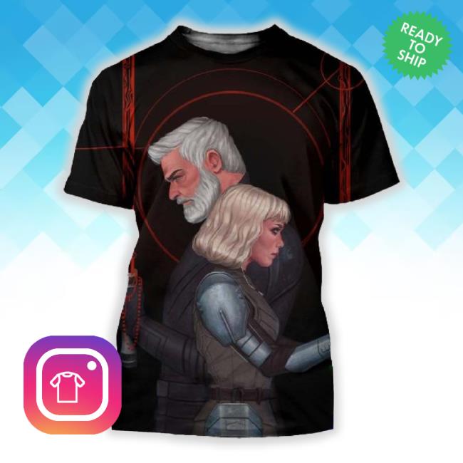 Star Wars Ahsoka The Wolves Baylan Skoll And Shin Hati All Over Print Shirt