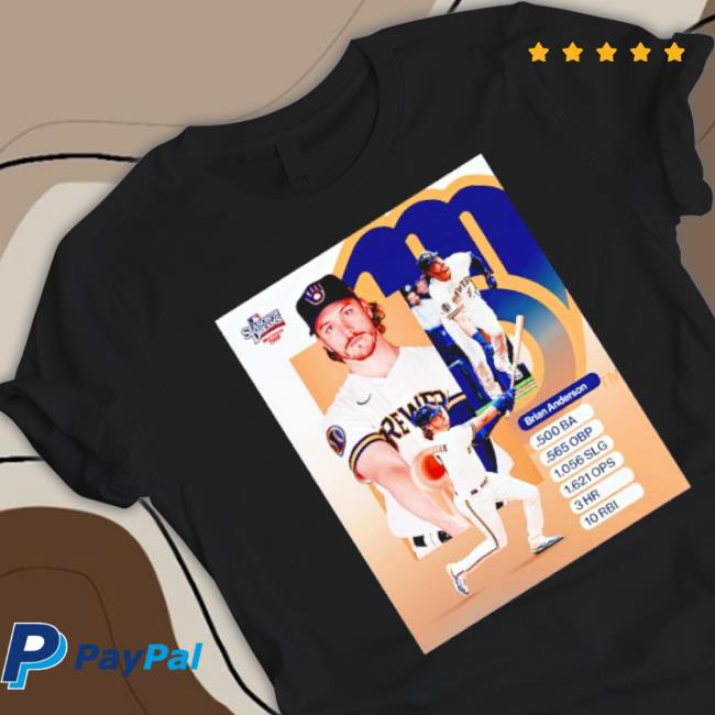 Brian Anderson Milwaukee Brewers 2023 Season Of Dreams shirt
