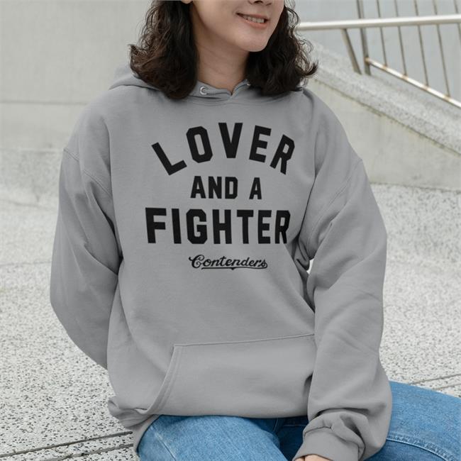 Justin Preece Lover And A Fighter Sweatshirt Grey