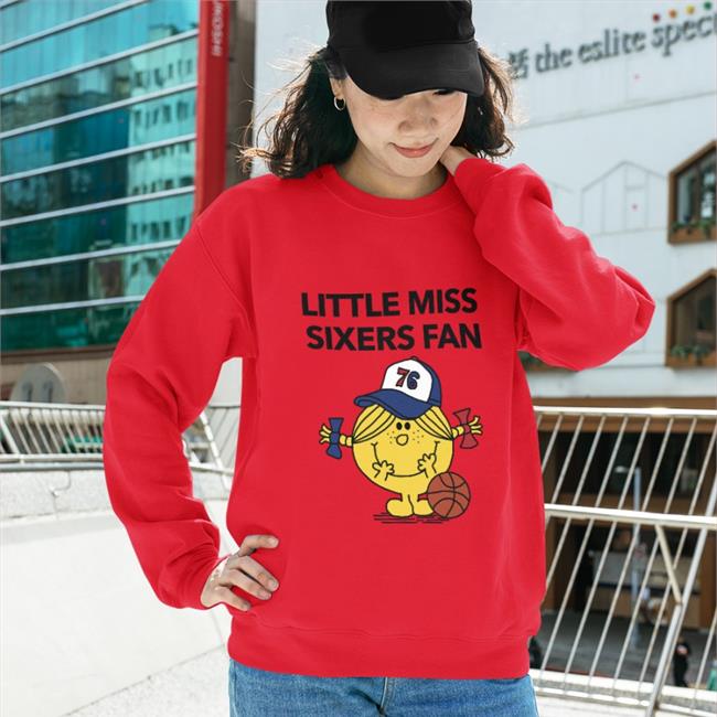 Little Miss Sixers Fan T Shirt