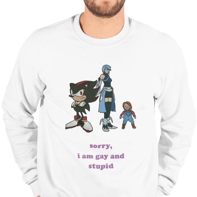 Sorry I'm Gay And Stupid Shirts