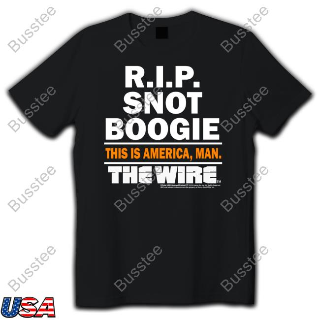 Thissportinglife Store Rip Snot Boogie This Is America Man The Wire Tee Shirt