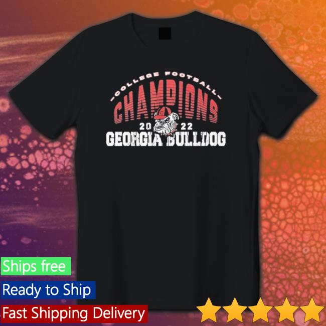 College Football Champions 2022 Georgia Bulldog Long Sleeve Shirt