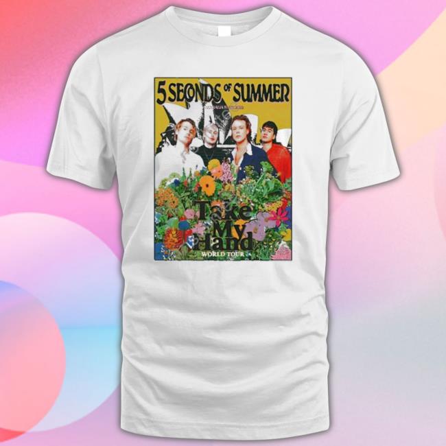 5Sos Merch 5 Seconds Of Summer Australia 2022 Take My Hand World Tour Shirts