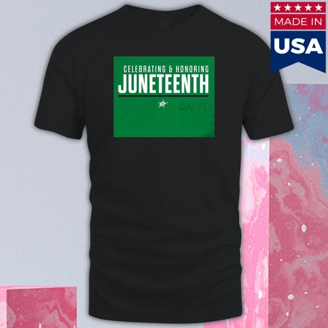 Official Happy Juneteenth Dallas Stars shirt, hoodie, tank top, sweater and long sleeve t-shirt