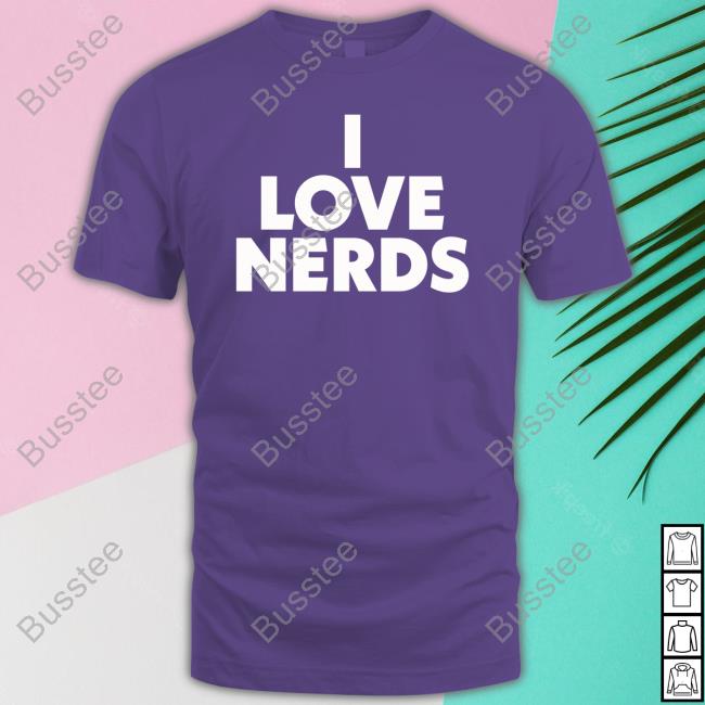 Kim Kardashian Wearing I Love Nerds At The Lakers Game Sweatshirt