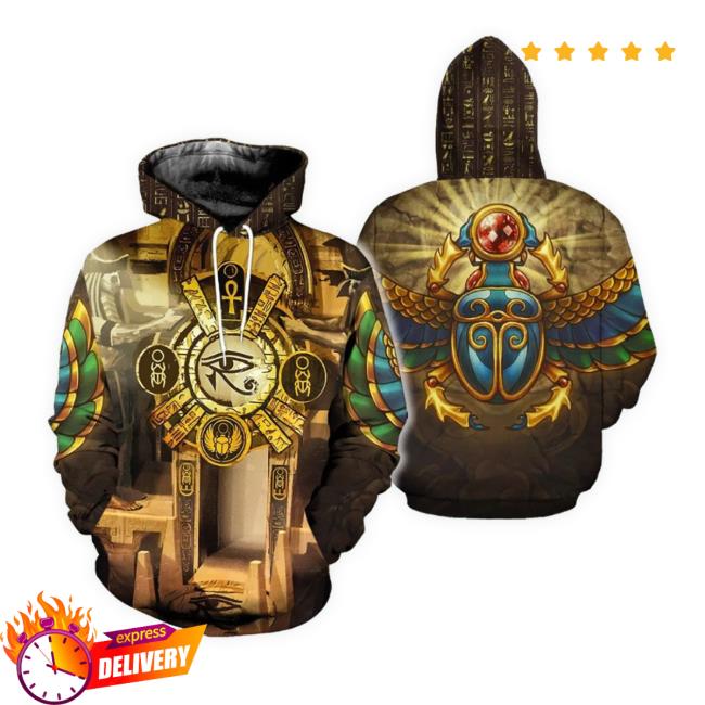 Official 3D Printed Egyptian Eye Of Horus Aop Sweatshirt