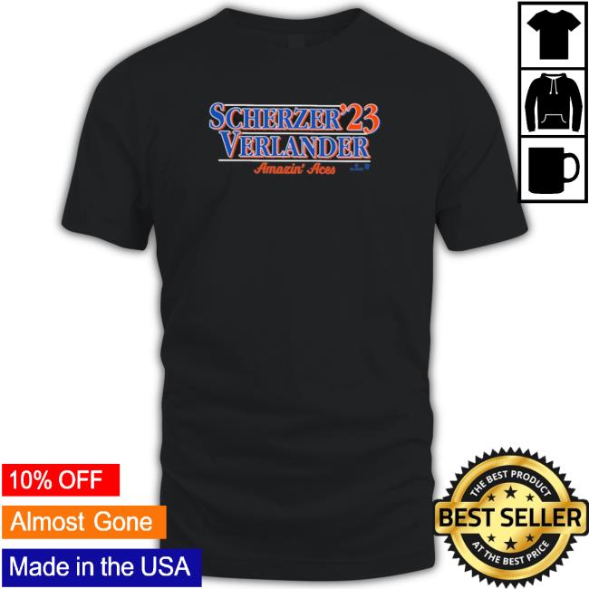Official Scherzer 23 Verlander Amazin Aces Crewneck Sweatshirt