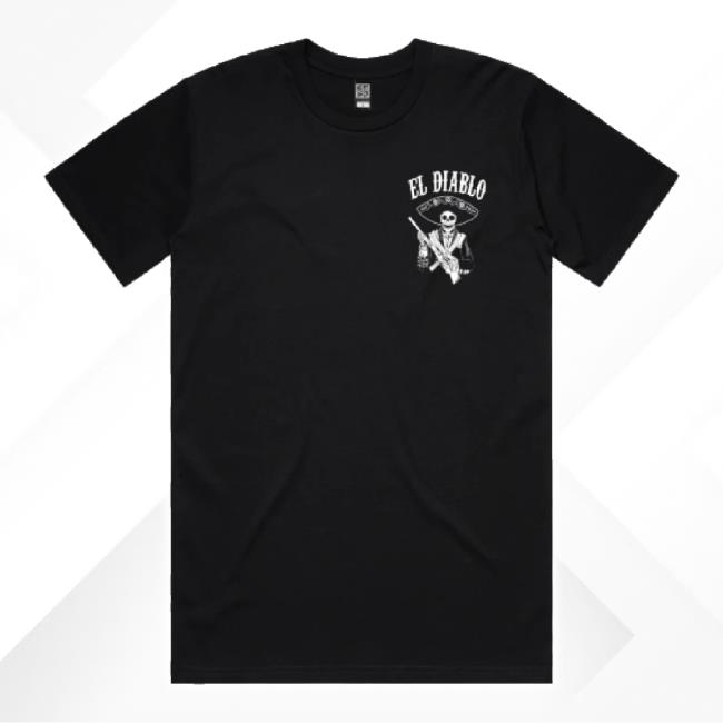 Trending El Diablo - Front & Back - Black TankTop- Deluxe Heavy