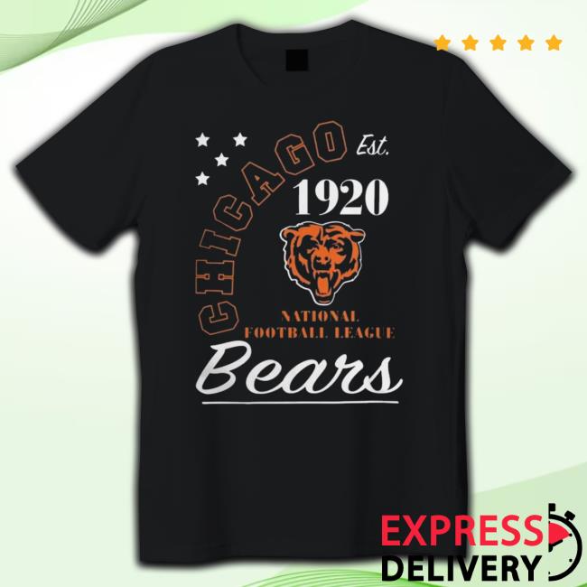 Official Chicago Bears Starter Navy City Arch Team Shirts