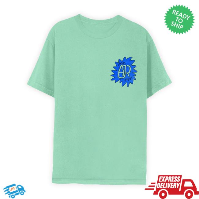 Original Ajrbrothers Merch Store Pocket Burst Logo T-Shirt Ajrbrothers Shop