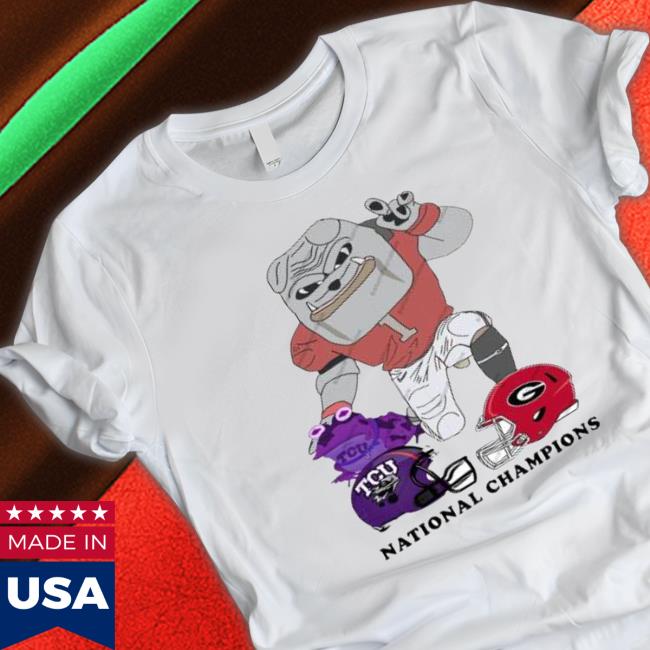 Georgia Uga Vs Tcu National Champions Tee Shirt