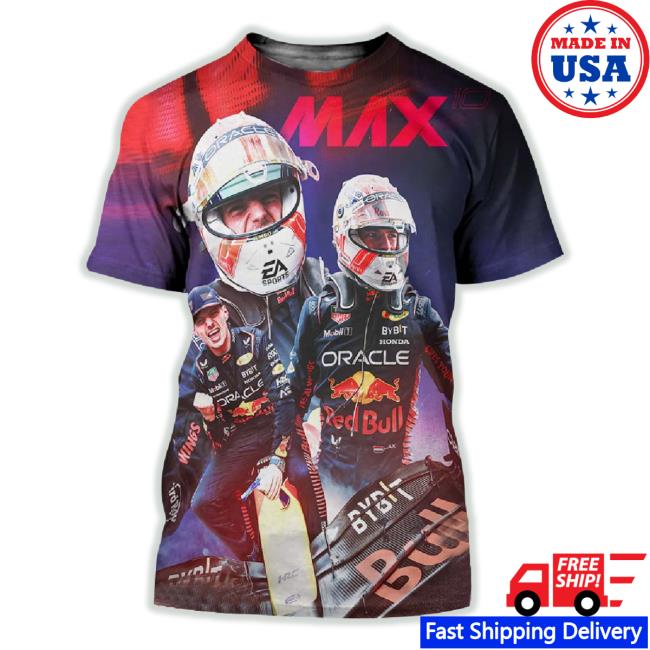 Max Verstappen A Record Breaking Tenth Consecutive F1 Win Max 10 All Over Print Unisex Sweatshirt