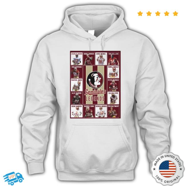 Trending Charlie Ward Florida State Seminole Legends Photos And Signatures Of Players Sweater