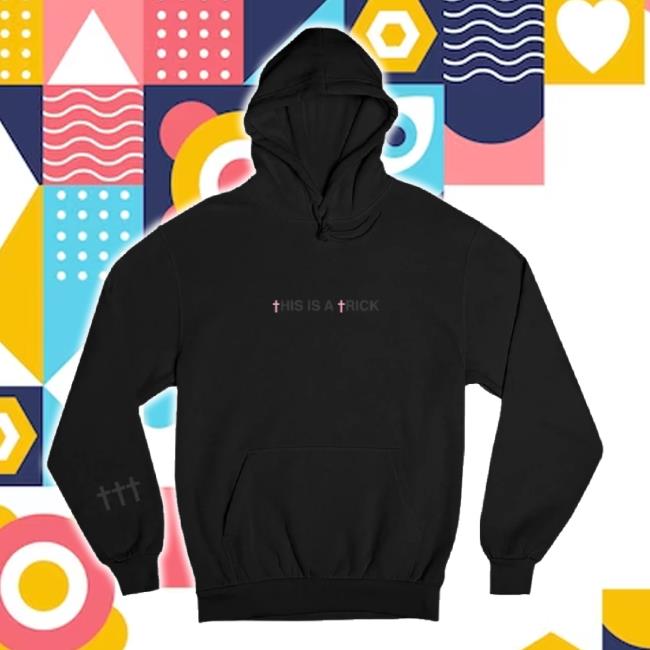 Original Crosses Cult Merch Store Crosses This Is A Trick Embroidered Black Pullover Shirts Crossescult Shop